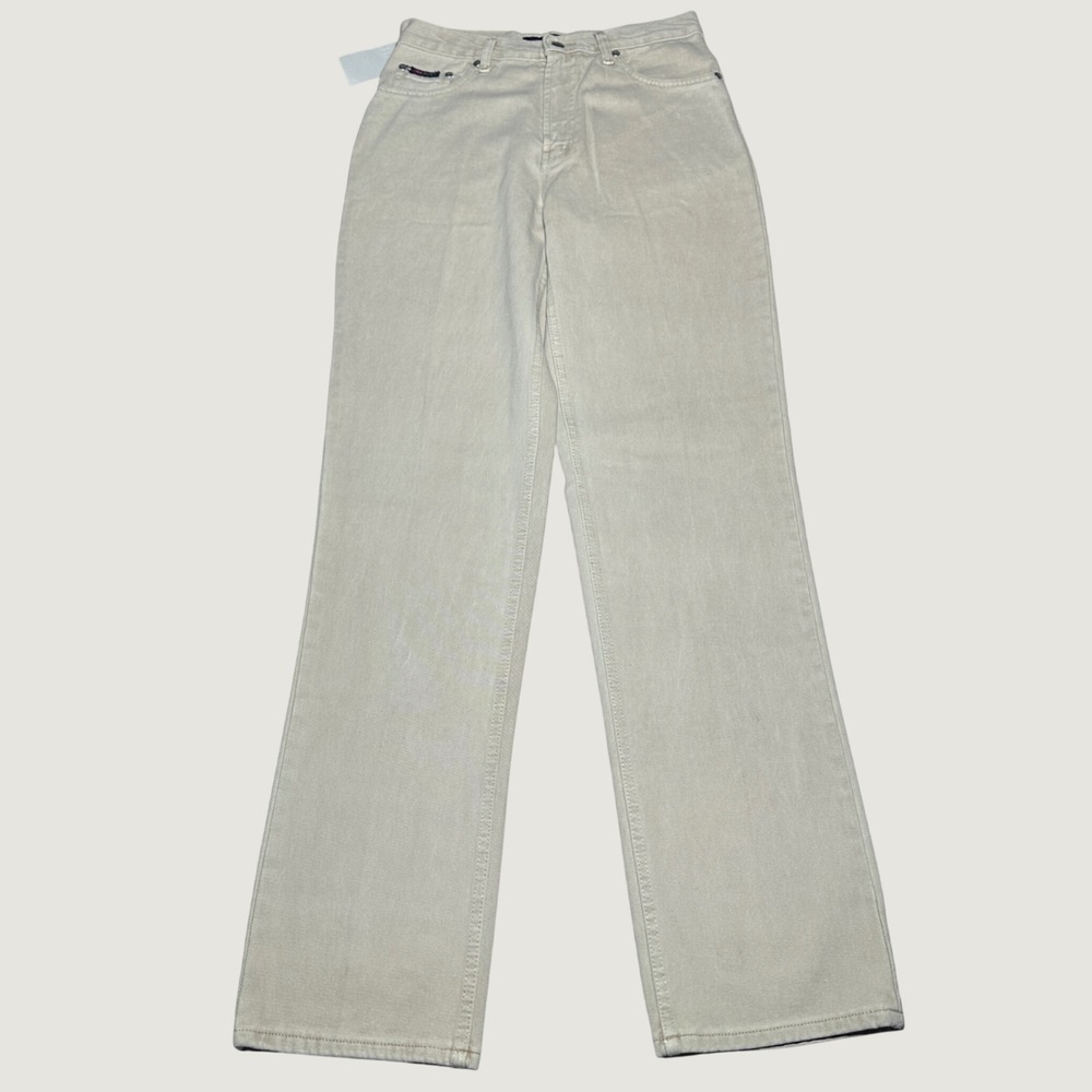 NEW Diesel Jeans Men 31 (28x34) Straight Leg Tan Khaki Denim Vintage 90s Classic